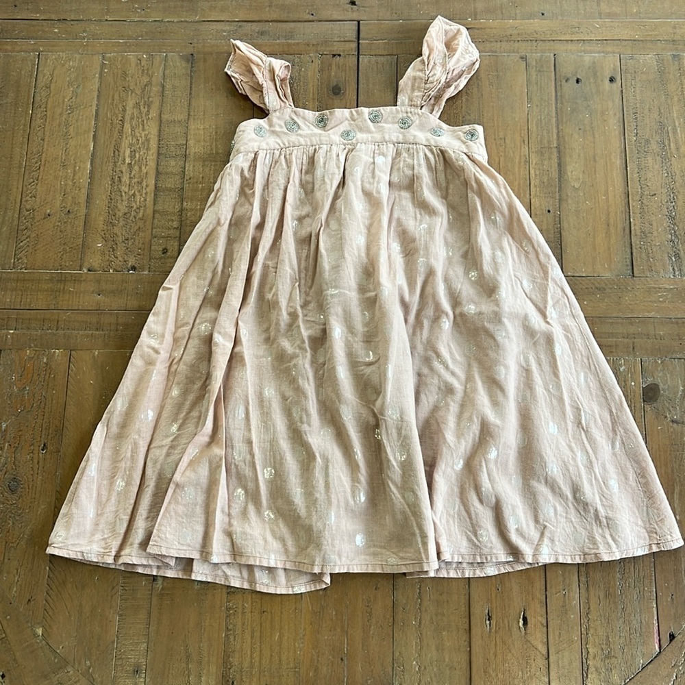 I love gorgeous blush polka dot baby doll dress